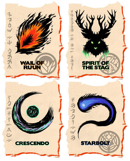 spellcard tokens
